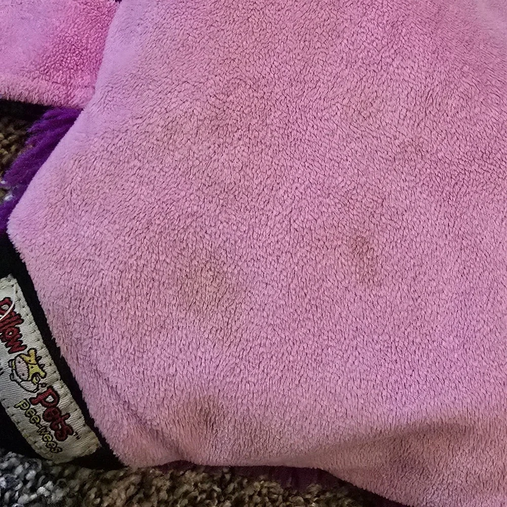 Pillow Pets Pee-Wees 2010‎ Ladybug Plush Purple Pink Polka Dot Small Limited Ed